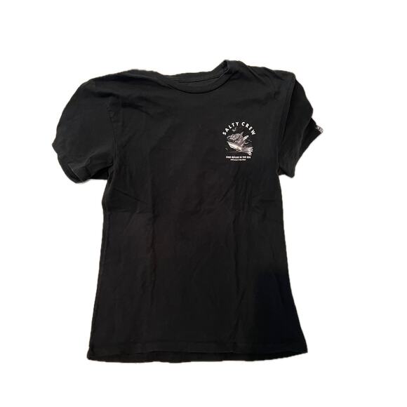 Salty Crew Black T-Shirt Mens M - Picture 1 of 4